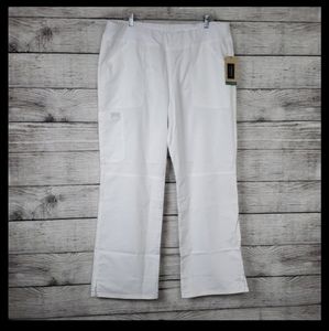 Nwt White Scrub Pants